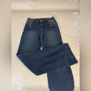 Michael Kors Classic Blue Flare Jeans